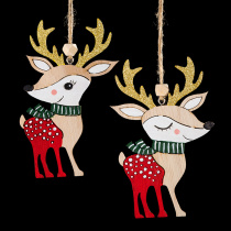 Украшение ErichKrause Decor Олененок-золотые рога 13см, дерево