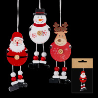 Украшение ErichKrause Decor Новогодний друг 12см, дерево