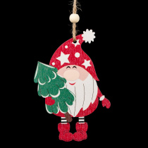 Украшение ErichKrause Decor Новогодний гном 11см, дерево