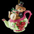 Украшение ErichKrause Decor® Мышонок в чайнике 9см