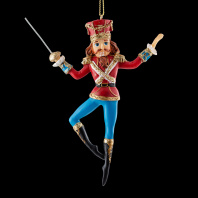 Украшение ErichKrause Decor Щелкунчик со шпагой 13см Украшение ErichKrause Decor Щелкунчик со шпагой 13см