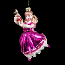 Украшение ErichKrause Decor Мари и Щелкунчик 14см, стекло