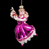 Украшение ErichKrause Decor Мари и Щелкунчик 14см, стекло Украшение ErichKrause Decor Мари и Щелкунчик 14см, стекло