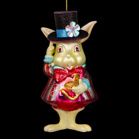 Украшение ErichKrause Decor Мартовский Заяц 15см, стекло Украшение ErichKrause Decor Мартовский Заяц 15см, стекло