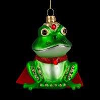 Украшение ErichKrause Decor Царевич Лягушонок 9см, стекло Украшение ErichKrause Decor Царевич Лягушонок 9см, стекло