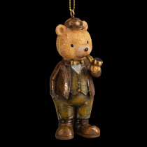 Украшение ErichKrause Decor Медведь с трубкой 8.5см