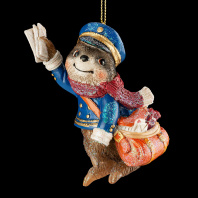 Украшение ErichKrause Decor Ленивец-почтальон 10см