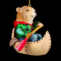 Украшение ErichKrause Decor Бобер на каноэ 7см