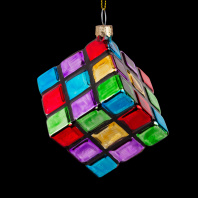Украшение ErichKrause Decor Кубик Рубика 5.5см, стекло