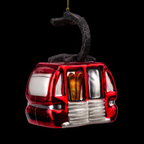 Украшение ErichKrause Decor Горнолыжный подъемник 11см, стекло