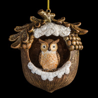 Украшение ErichKrause Decor Совенок в желуде 9см