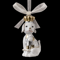 Украшение ErichKrause Decor Собака Короля золотая 7см