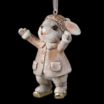 Украшение ErichKrause Decor Зайчик на лыжах 7см