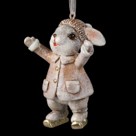 Украшение ErichKrause Decor Зайчик на лыжах 7см