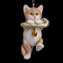 Украшение ErichKrause Decor Котик с бубенчиком 7.5см