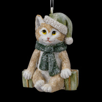 Украшение ErichKrause Decor Котенок в шарфе 6.5см