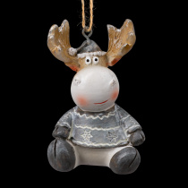 Украшение ErichKrause Decor Лосик в свитере 6см