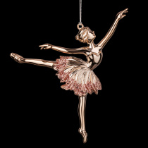 Украшение ErichKrause Decor Балерина розовое золото 15см