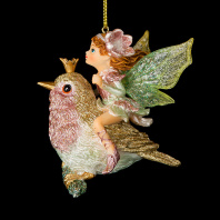 Украшение ErichKrause Decor Фея на птичке 10см
