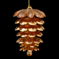 Украшение ErichKrause Decor Шишка янтарная 8см