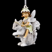 Украшение ErichKrause Decor Феечка на белке 9см