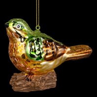 Украшение ErichKrause Decor Райская птица 11см, стекло