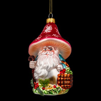 Украшение ErichKrause Decor Лесной гном 13см, стекло