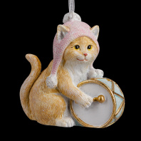 Украшение ErichKrause Decor Котик барабанщик 6.5см
