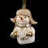 Украшение ErichKrause Decor® Снеговик в шапке-ушанке 5см