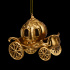 Украшение ErichKrause Decor® Карета золотая 11см