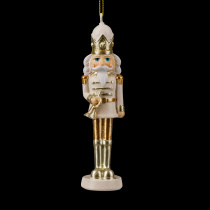 Украшение ErichKrause Decor®  Щелкунчик с трубой золотой 10см