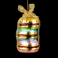 Украшение ErichKrause Decor Набор французских пирожных Макарон 13см, стекло