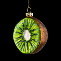 Украшение ErichKrause Decor Киви 7см, стекло