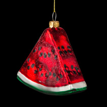 Украшение ErichKrause Decor Долька арбуза 8.5см, стекло
