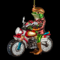 Украшение ErichKrause Decor Crazy Frog 13см, стекло