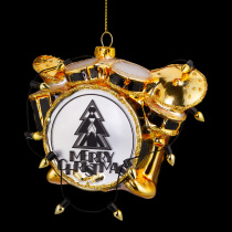 Украшение ErichKrause Decor Барабанная установка 11см, стекло