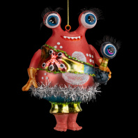 Украшение ErichKrause Decor Добрый монстрик 13см, стекло