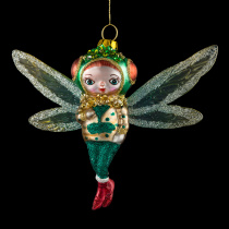 Украшение ErichKrause Decor Магическая стрекозка 14см, стекло