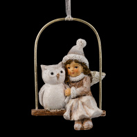 Украшение ErichKrause Decor Ангел и совенок 8.5см Украшение ErichKrause Decor Ангел и совенок 8.5см