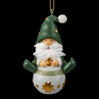 Украшение ErichKrause Decor Гном на шаре 8.5см Украшение ErichKrause Decor Гном на шаре 8.5см