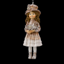 Украшение ErichKrause Decor Девочка в шляпке 11см