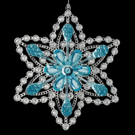 Украшение ErichKrause Decor Снежинка ограненная 14см