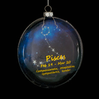 Украшение ErichKrause Decor Рыбы медальон 10см, стекло