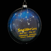 Украшение ErichKrause Decor Стрелец медальон 10см, стекло