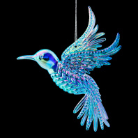 Украшение ErichKrause Decor Колибри перламутровая 14см