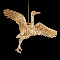 Украшение ErichKrause Decor Журавль золотой 14см
