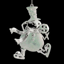 Украшение ErichKrause Decor Снеговик на коньках 12см