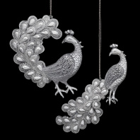 Украшение ErichKrause Decor Павлин белоснежный  17см