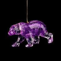 Украшение ErichKrause Decor Медведь полярный аметист 12см