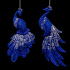 Украшение ErichKrause Decor Павлин индиго 15.5см